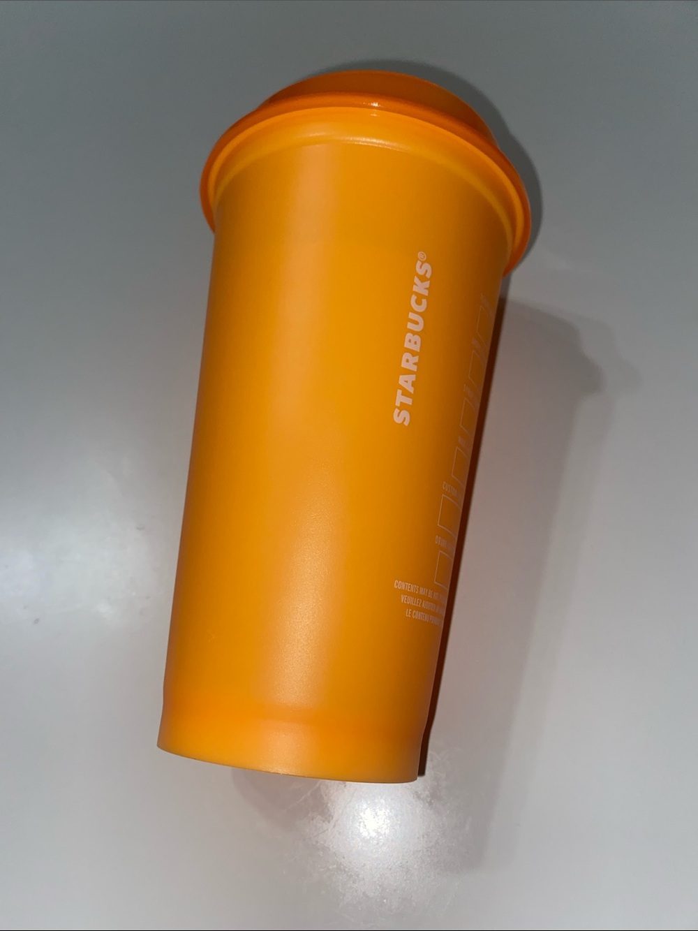 Starbucks Orange Reusable Cup